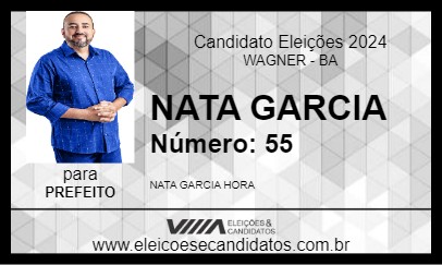 Candidato NATA GARCIA 2024 - WAGNER - Eleições