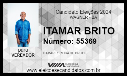 Candidato ITAMAR BRITO 2024 - WAGNER - Eleições