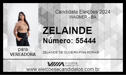 Candidato ZELAINDE 2024 - WAGNER - Eleições