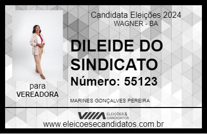 Candidato DILEIDE DO SINDICATO 2024 - WAGNER - Eleições