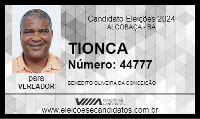 Candidato TIONCA 2024 - ALCOBAÇA - Eleições