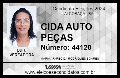 Candidato CIDA AUTO PEÇAS 2024 - ALCOBAÇA - Eleições