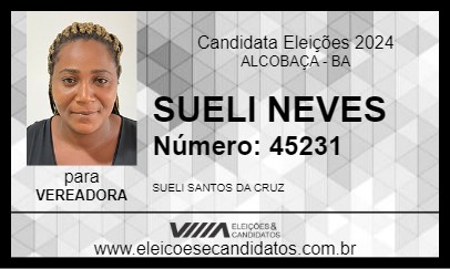 Candidato SUELI NEVES 2024 - ALCOBAÇA - Eleições