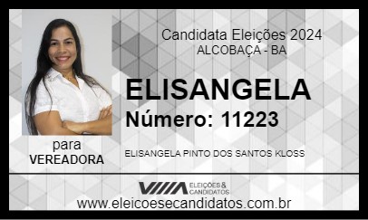 Candidato ELISANGELA 2024 - ALCOBAÇA - Eleições