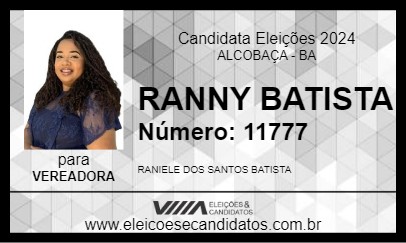 Candidato RANNY BATISTA 2024 - ALCOBAÇA - Eleições