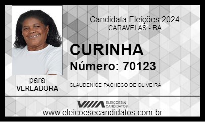 Candidato CURINHA 2024 - CARAVELAS - Eleições