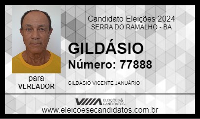 Candidato GILDÁSIO 2024 - SERRA DO RAMALHO - Eleições