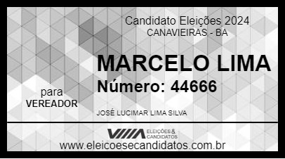 Candidato MARCELO LIMA 2024 - CANAVIEIRAS - Eleições