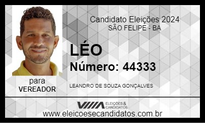 Candidato LÉO 2024 - SÃO FELIPE - Eleições