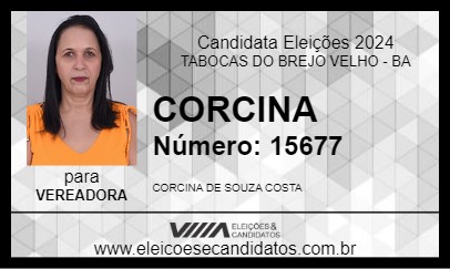 Candidato CORCINA 2024 - TABOCAS DO BREJO VELHO - Eleições