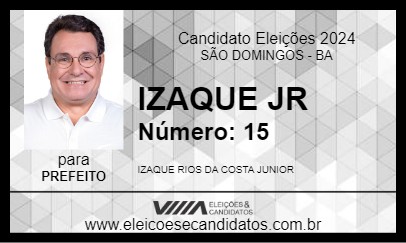 Candidato IZAQUE JR 2024 - SÃO DOMINGOS - Eleições