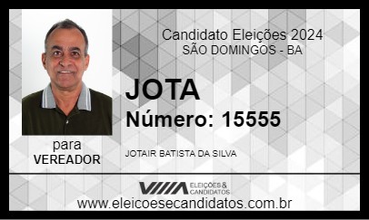 Candidato JOTA 2024 - SÃO DOMINGOS - Eleições