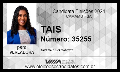 Candidato TAIS 2024 - CAMAMU - Eleições