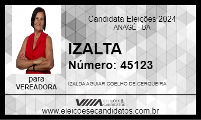 Candidato IZALTA 2024 - ANAGÉ - Eleições