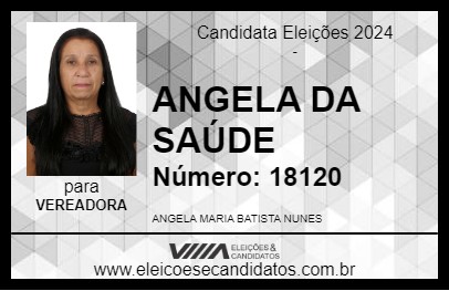 Candidato ANGELA DA SAÚDE 2024 - CONCEIÇÃO DO JACUÍPE - Eleições