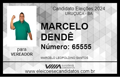 Candidato MARCELO DENDÊ 2024 - URUÇUCA - Eleições