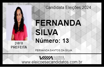 Candidato FERNANDA SILVA 2024 - URUÇUCA - Eleições