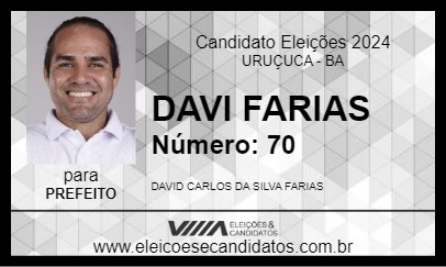 Candidato DAVI FARIAS 2024 - URUÇUCA - Eleições