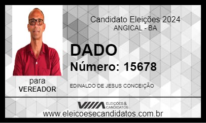 Candidato DADO 2024 - ANGICAL - Eleições