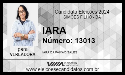 Candidato IARA  2024 - SIMÕES FILHO - Eleições