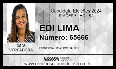 Candidato EDI LIMA 2024 - SIMÕES FILHO - Eleições