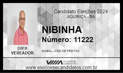 Candidato NIBINHA 2024 - JIQUIRIÇÁ - Eleições