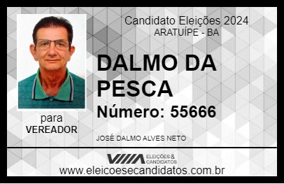 Candidato DALMO DA PESCA 2024 - ARATUÍPE - Eleições