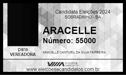 Candidato ARACELLE 2024 - SOBRADINHO - Eleições