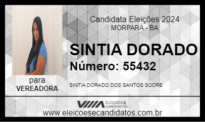 Candidato SINTIA DORADO 2024 - MORPARÁ - Eleições