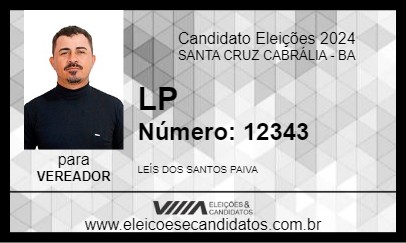 Candidato LP 2024 - SANTA CRUZ CABRÁLIA - Eleições