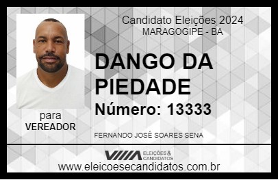 Candidato DANGO DA PIEDADE 2024 - MARAGOGIPE - Eleições