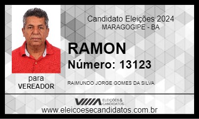 Candidato RAMON 2024 - MARAGOGIPE - Eleições