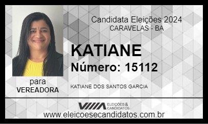 Candidato KATIANE GARCIA 2024 - CARAVELAS - Eleições