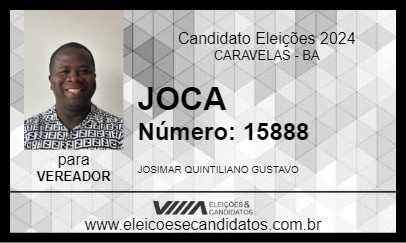 Candidato JOCA 2024 - CARAVELAS - Eleições