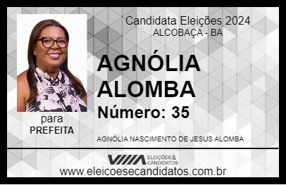 Candidato AGNÓLIA ALOMBA 2024 - ALCOBAÇA - Eleições