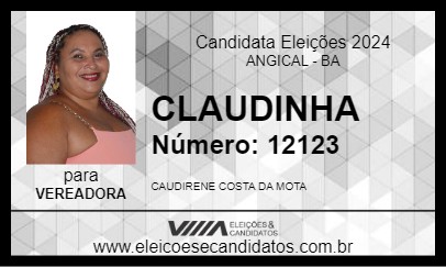 Candidato CLAUDINHA 2024 - ANGICAL - Eleições