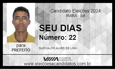 Candidato SEU DIAS 2024 - IRARÁ - Eleições