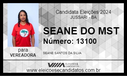 Candidato SEANE DO MST 2024 - JUSSARI - Eleições