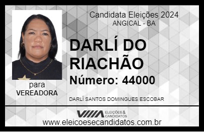 Candidato DARLÍ DO RIACHÃO 2024 - ANGICAL - Eleições