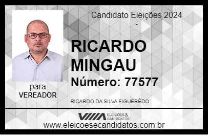 Candidato RICARDO MINGAU 2024 - VITÓRIA DA CONQUISTA - Eleições