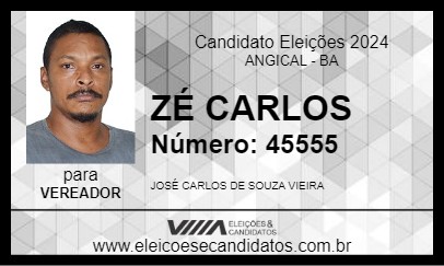 Candidato ZÉ CARLOS 2024 - ANGICAL - Eleições