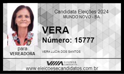 Candidato VERA 2024 - MUNDO NOVO - Eleições