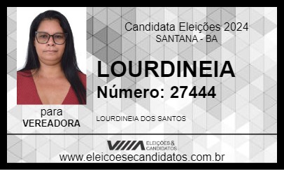 Candidato LOURDINEIA 2024 - SANTANA - Eleições