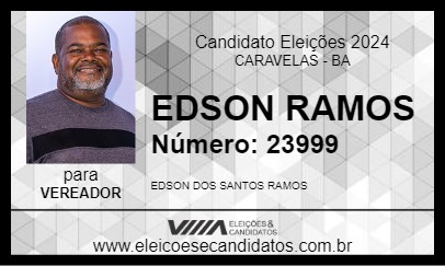 Candidato EDSON RAMOS 2024 - CARAVELAS - Eleições