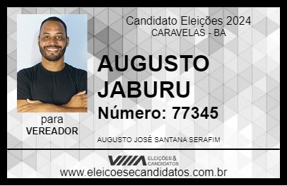 Candidato AUGUSTO JABURU 2024 - CARAVELAS - Eleições