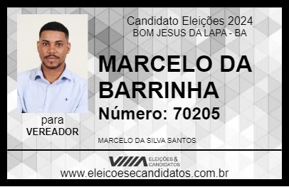 Candidato MARCELO DA BARRINHA 2024 - BOM JESUS DA LAPA - Eleições