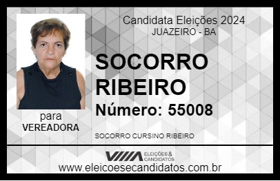 Candidato SOCORRO RIBEIRO 2024 - JUAZEIRO - Eleições