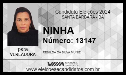 Candidato NINHA 2024 - SANTA BÁRBARA - Eleições