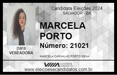 Candidato MARCELA PORTO 2024 - SALVADOR - Eleições