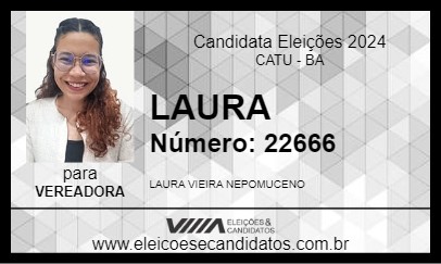 Candidato LAURA 2024 - CATU - Eleições